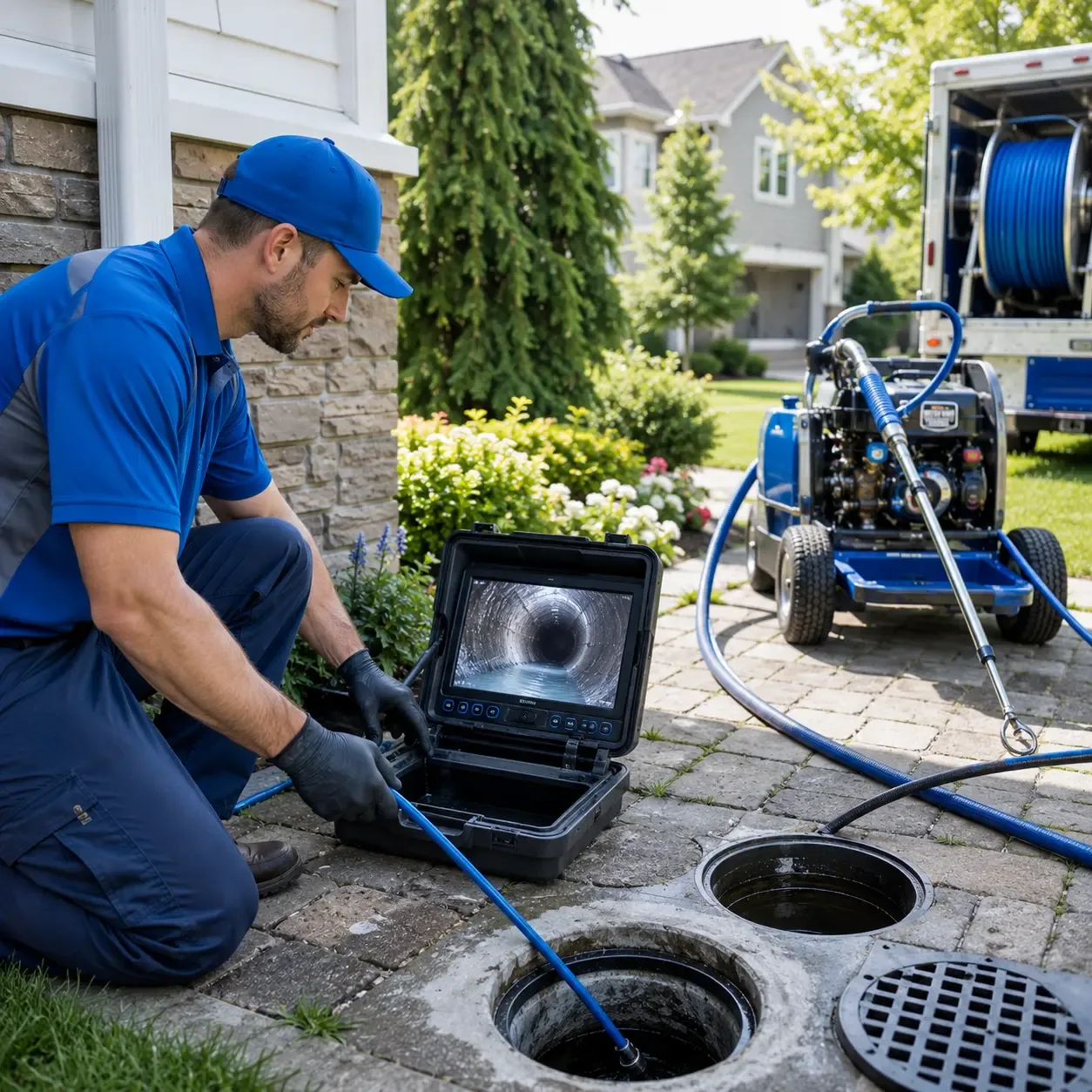 Outdoor drain cleaning professionals serving Rail Road Flat, CA